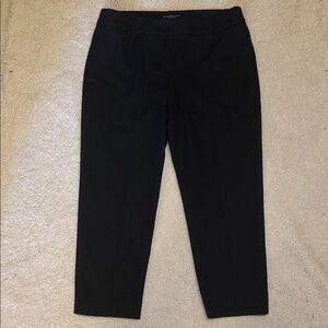 Peace of Cloth Panticular Black Stretch Cotton Cropped/Ankle Length Pants size 6